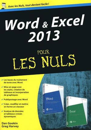 Word et Excel 2013