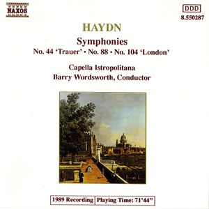 Symphonies no. 44 "Trauer" / no. 88 / no. 104 "London"