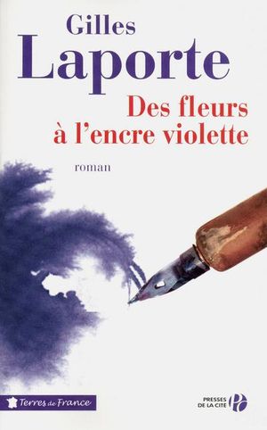 Des fleurs à l'encre violette