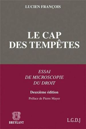 Le Cap des tempêtes, essai de microscopie du droit