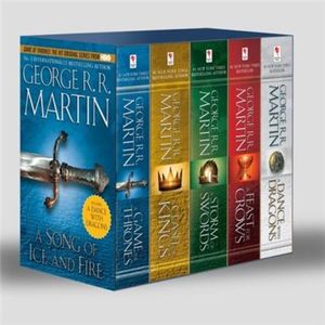 Game of thrones 5-Book Boxed Set (Song of Ice and Fire Series): A Game of Thrones, A Clash of Kings, A Storm of Swords, A Feast 