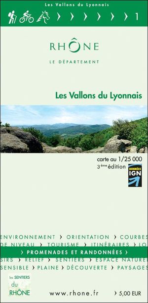 Cartoguide Vallons du lyonnais