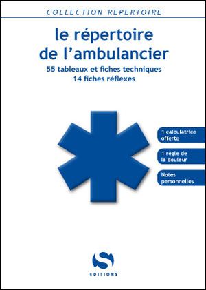 Le répertoire de l'ambulancier