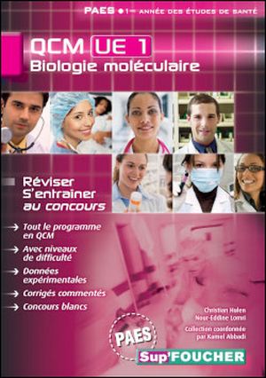 QCM UE1 biologie moléculaire concours PAES