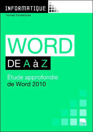 Word 2010 de A à Z