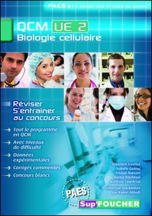 QCM UE2 biologie cellulaire concours PAES