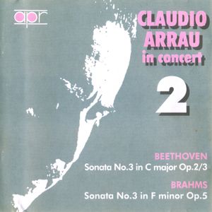 Claudio Arrau in Concert, Volume 2