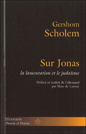 Sur Jonas, la lamentation et le judaïsme