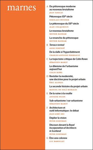 Marnes, documents d'architecture