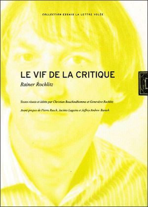 La pensée critique