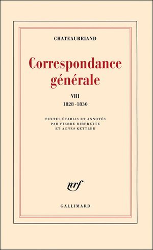 Correspondance générale, tome VIII