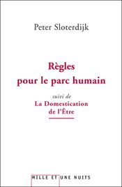 Couverture Règles pour le parc humain Couverture Règles pour le parc humain