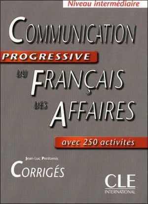 Corrige communication progressive des affaires