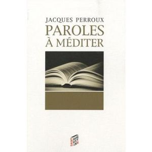 Paroles à méditer