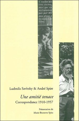 Correspondance Ludmilla Savitzky - André Spire