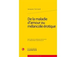 De la maladie d'amour ou mélancolie érotique