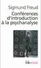 Conférences d'introduction à la psychanalyse