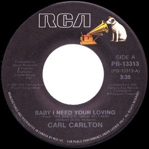 Baby I Need Your Loving / Everyone Can Be a Star (Single)