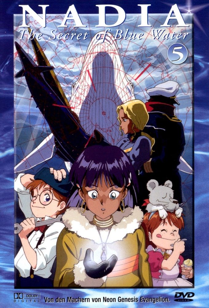Nadia Et Le Secret De Leau Bleue Affiches, posters et images de Nadia, le secret de l'eau... (1990)
