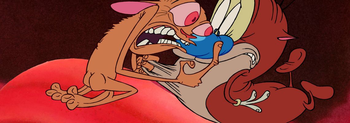 Cover Ren and Stimpy Adult Party Cartoon