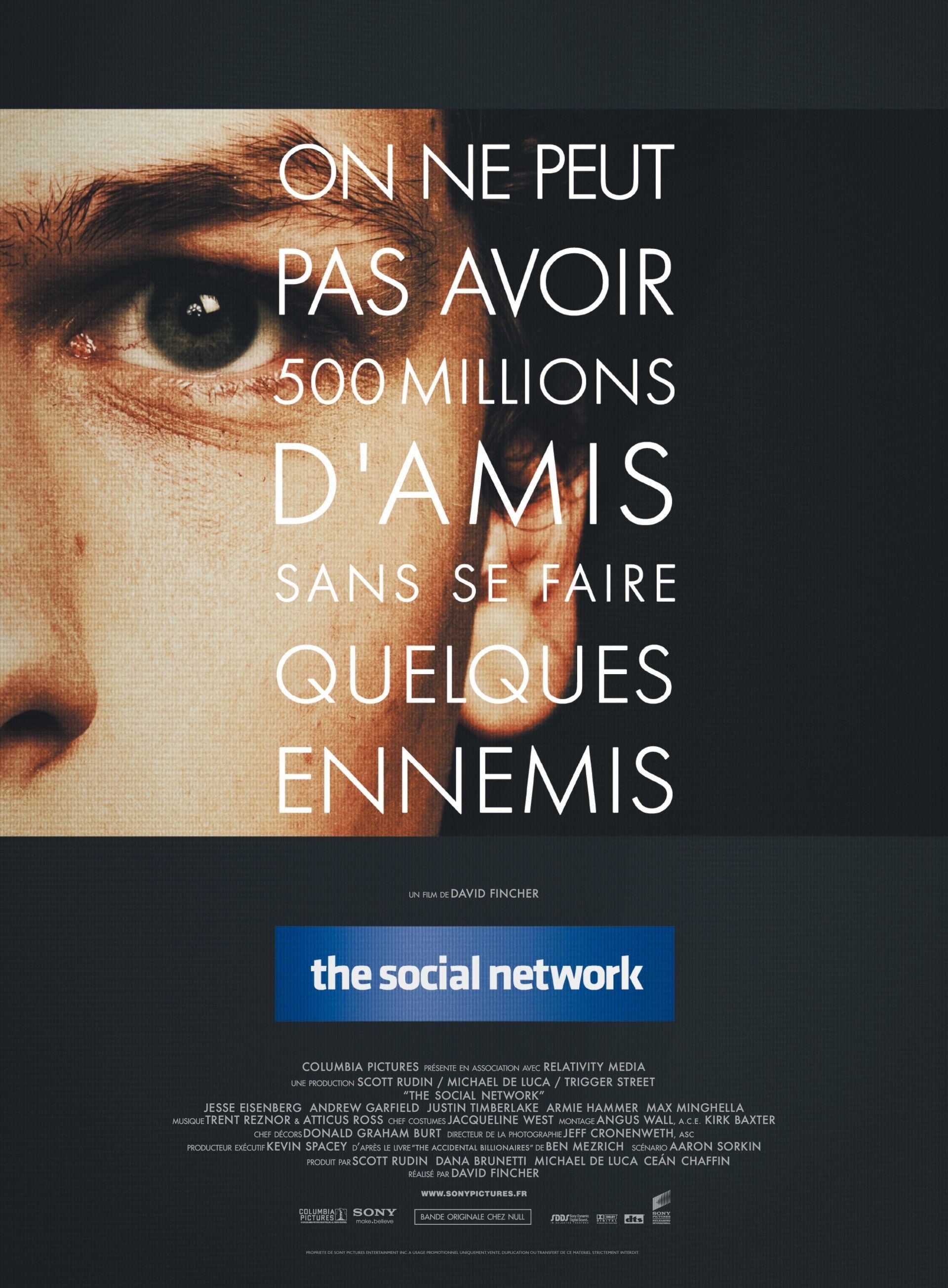 The Social Network Film 2010 Senscritique 