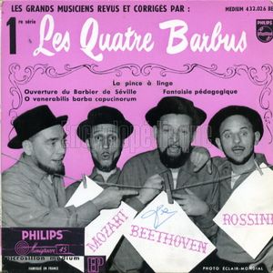 Les grands musiciens revus et corrigés par : Les Quatre Barbus (EP)