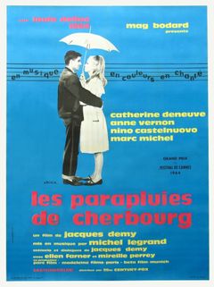 Affiche Les Parapluies de Cherbourg