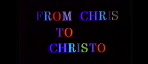 From Chris to Christo