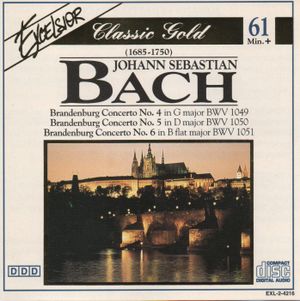 Classic Gold: Brandenburg Concertos nos. 4, 5, 6