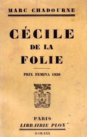 Cécile de la Folie