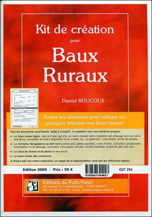 Kit de création pour baux ruraux