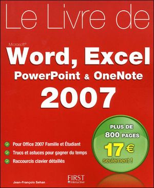 Word, Excel, Powerpoint, Onenote, Office 2007 familliale