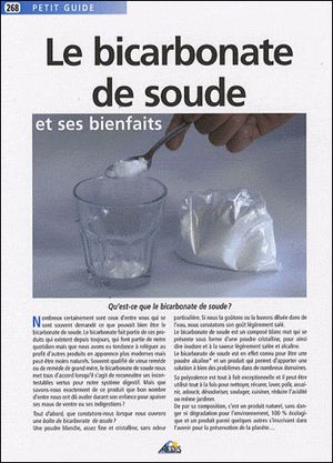 Le bicarbonate de soude et ses bienfaits