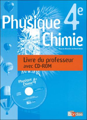 Physique Chimie 4e Vento Guide Du Professeur Cdrom 2007