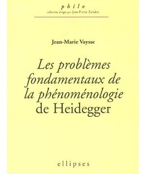 Problèmes fondamentaux de la phénoménologie, Heidegger