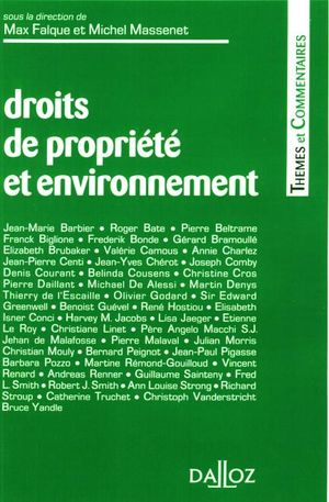 Droits de propriété et environnement