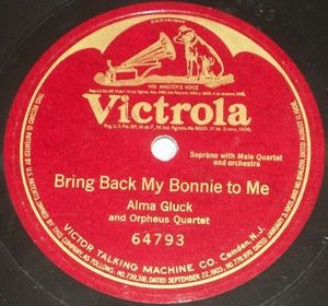 Bring Back My Bonnie to Me (Single)