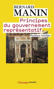 Couverture Principes du gouvernement représentatif Couverture Principes du gouvernement représentatif