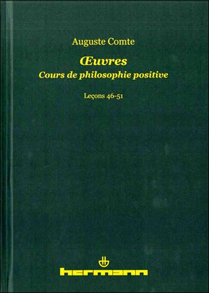 Cours de philosphie positive