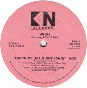 Touch Me (All Night Long) (Single)