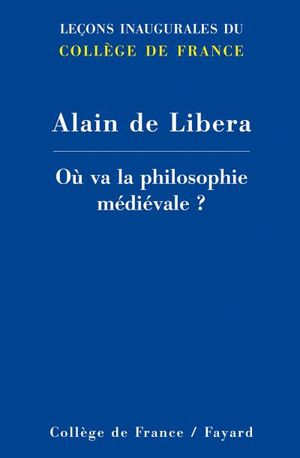 Où va la philosophie médiévale ?