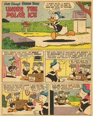 Sous la Glace Polaire - Donald Duck