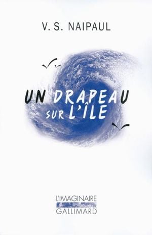 Un drapeau sur l'île