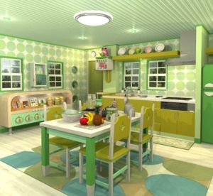 Fruit Kitchens 2 - Green Apple