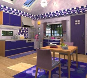 Fruit Kitchens 6 - Blueberry Violet