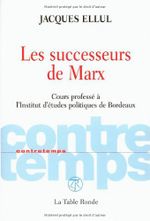 Couverture Les successeurs de Marx Couverture Les successeurs de Marx