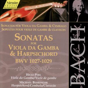 Sonaten für Viola da Gamba und Cembalo, BWV 1027–1029
