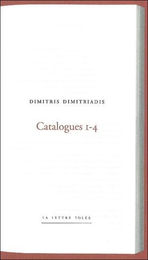 Catalogues