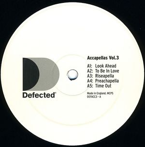 Defected Accapellas, Volume 3