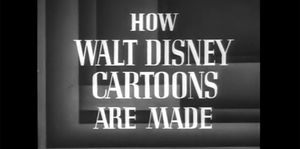 How Walt Disney Cartoons Are Made